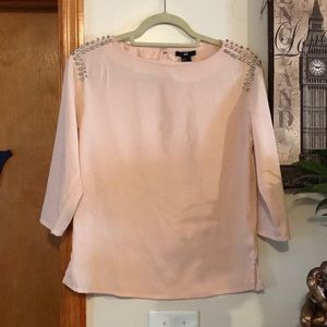 H&M blush pink dress shirt